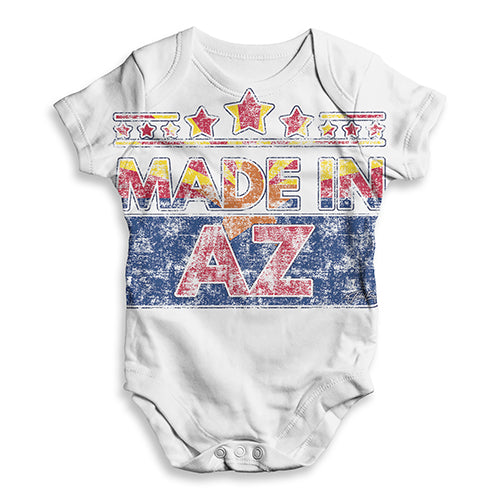 Made In AZ Arizona Baby Unisex ALL-OVER PRINT Baby Grow Bodysuit