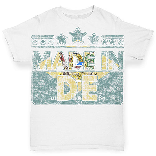 Made In DE Delaware Baby Toddler ALL-OVER PRINT Baby T-shirt