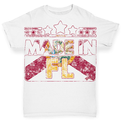 Made In FL Florida Baby Toddler ALL-OVER PRINT Baby T-shirt