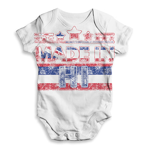 Made In HI Hawaii Baby Unisex ALL-OVER PRINT Baby Grow Bodysuit