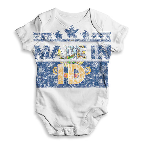 Made In ID Idaho Baby Unisex ALL-OVER PRINT Baby Grow Bodysuit