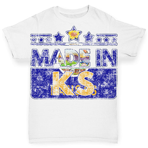 Made In KS Kansas Baby Toddler ALL-OVER PRINT Baby T-shirt