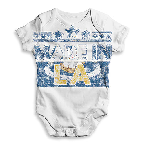 Made In LA Louisiana Baby Unisex ALL-OVER PRINT Baby Grow Bodysuit