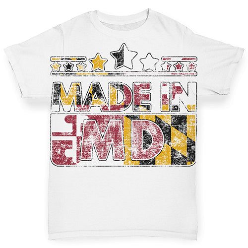 Made In MD Maryland Baby Toddler ALL-OVER PRINT Baby T-shirt