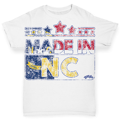 Made In NC North Carolina Baby Toddler ALL-OVER PRINT Baby T-shirt