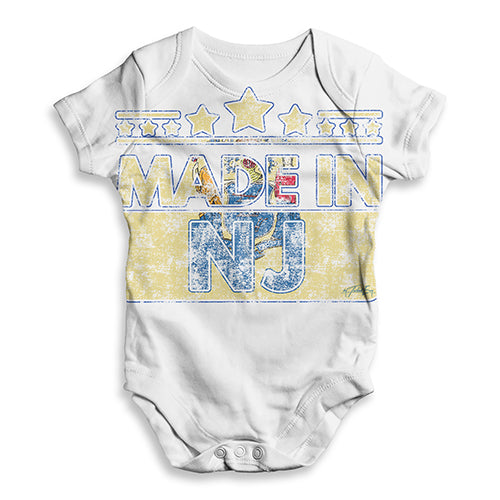 Made In NJ New Jersey Baby Unisex ALL-OVER PRINT Baby Grow Bodysuit