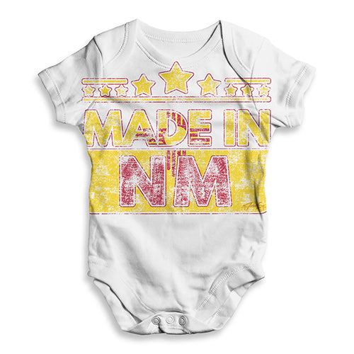 Made In NM New Mexico Baby Unisex ALL-OVER PRINT Baby Grow Bodysuit