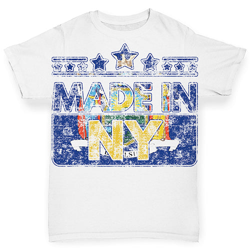 Made In NY New York Baby Toddler ALL-OVER PRINT Baby T-shirt
