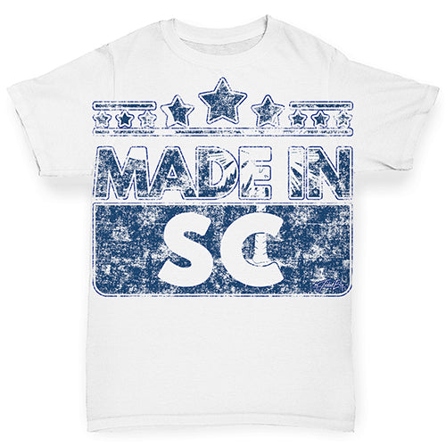 Made In SC South Carolina Baby Toddler ALL-OVER PRINT Baby T-shirt