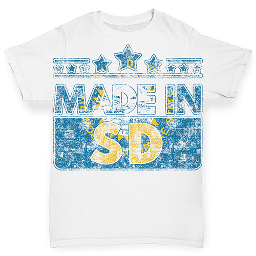 Made In SD South Dakota Baby Toddler ALL-OVER PRINT Baby T-shirt