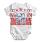 Made In TN Tennessee Baby Unisex ALL-OVER PRINT Baby Grow Bodysuit