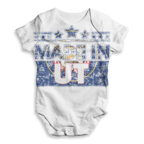 Made In UT Utah Baby Unisex ALL-OVER PRINT Baby Grow Bodysuit