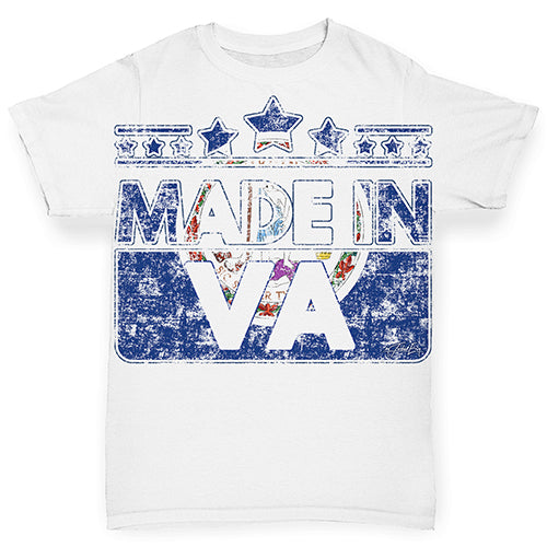 Made In VA Virginia Baby Toddler ALL-OVER PRINT Baby T-shirt