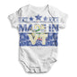 Made In VT Vermont Baby Unisex ALL-OVER PRINT Baby Grow Bodysuit