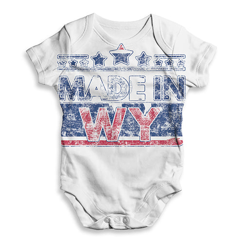 Made In Wyoming Baby Unisex ALL-OVER PRINT Baby Grow Bodysuit