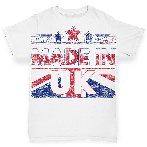 Made In UK United Kingdom Baby Toddler ALL-OVER PRINT Baby T-shirt