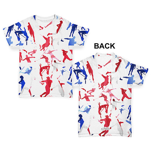 GB Athletics Silhouette Baby Toddler ALL-OVER PRINT Baby T-shirt