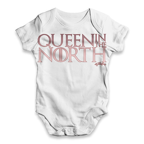 Queen In The North Baby Unisex ALL-OVER PRINT Baby Grow Bodysuit