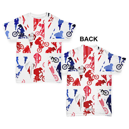 GB BMX Silhouette Baby Toddler ALL-OVER PRINT Baby T-shirt