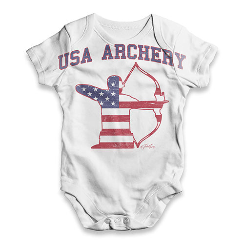USA Archery Baby Unisex ALL-OVER PRINT Baby Grow Bodysuit