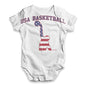 USA Basketball Baby Unisex ALL-OVER PRINT Baby Grow Bodysuit