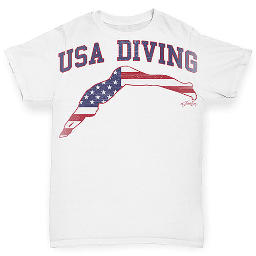 USA Diving Baby Toddler ALL-OVER PRINT Baby T-shirt