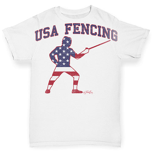 USA Fencing Baby Toddler ALL-OVER PRINT Baby T-shirt