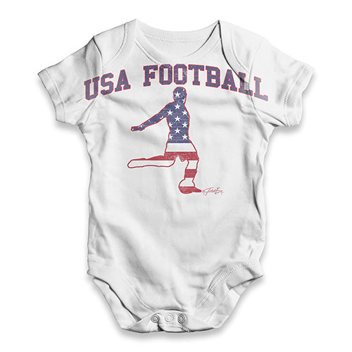 USA Football Baby Unisex ALL-OVER PRINT Baby Grow Bodysuit