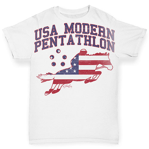 USA Modern Pentathlon Baby Toddler ALL-OVER PRINT Baby T-shirt
