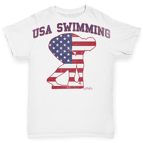 USA Swimming Baby Toddler ALL-OVER PRINT Baby T-shirt