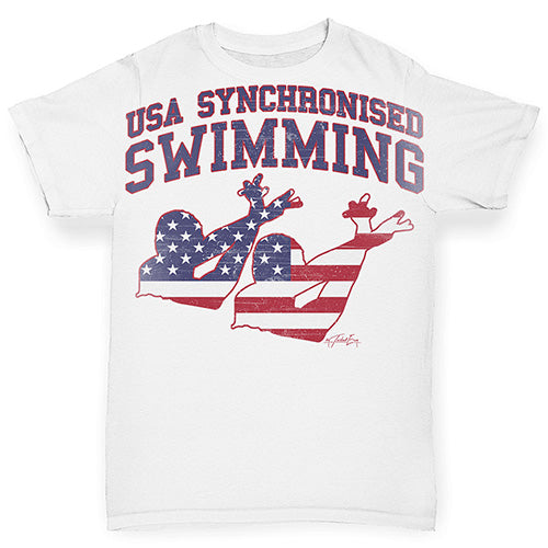 USA Synchronized Swimming Baby Toddler ALL-OVER PRINT Baby T-shirt