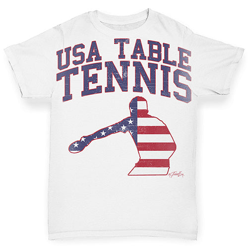 USA Table Tennis Baby Toddler ALL-OVER PRINT Baby T-shirt
