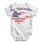 USA Taekwondo Baby Unisex ALL-OVER PRINT Baby Grow Bodysuit