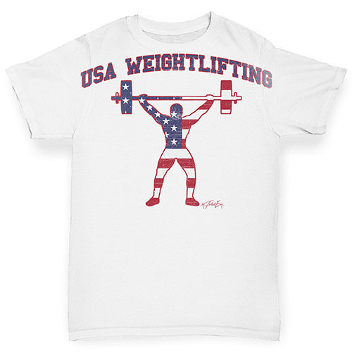 USA Weightlifting Baby Toddler ALL-OVER PRINT Baby T-shirt