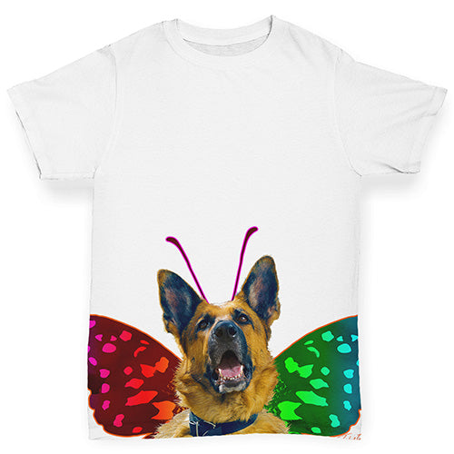 Doodle Dog Butterfly Baby Toddler ALL-OVER PRINT Baby T-shirt