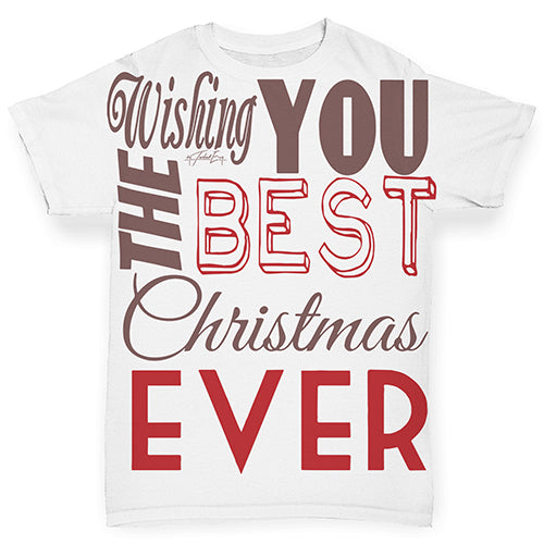 Wishing You The Best Christmas Baby Toddler ALL-OVER PRINT Baby T-shirt