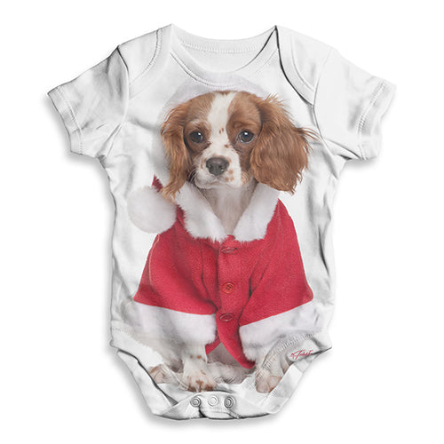 Christmas King Charles Spaniel Baby Unisex ALL-OVER PRINT Baby Grow Bodysuit