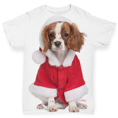 Christmas King Charles Spaniel Baby Toddler ALL-OVER PRINT Baby T-shirt
