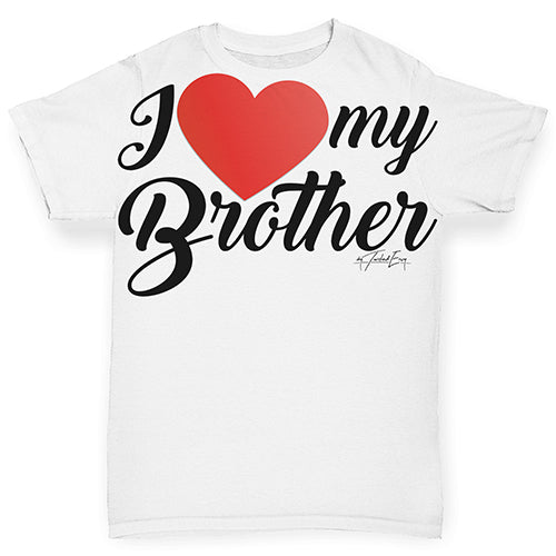 I Love My Brother Baby Toddler ALL-OVER PRINT Baby T-shirt
