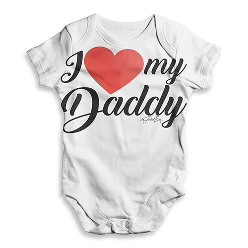 I Love My Daddy Baby Unisex ALL-OVER PRINT Baby Grow Bodysuit
