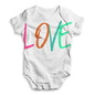 L-O-V-E Baby Unisex ALL-OVER PRINT Baby Grow Bodysuit