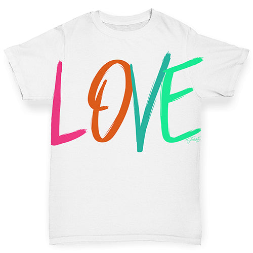 L-O-V-E Baby Toddler ALL-OVER PRINT Baby T-shirt