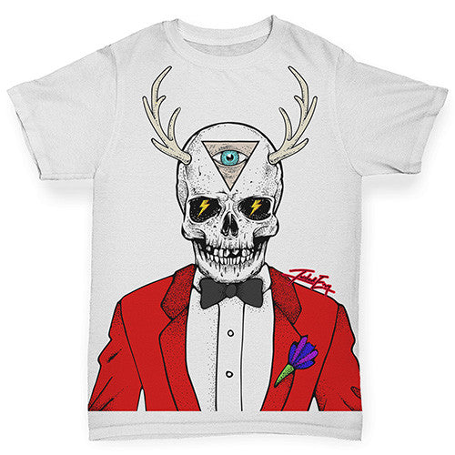 Illuminati Skull Man Baby Toddler ALL-OVER PRINT Baby T-shirt
