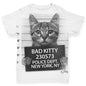 Bad Kitty Mugshot Baby Toddler ALL-OVER PRINT Baby T-shirt