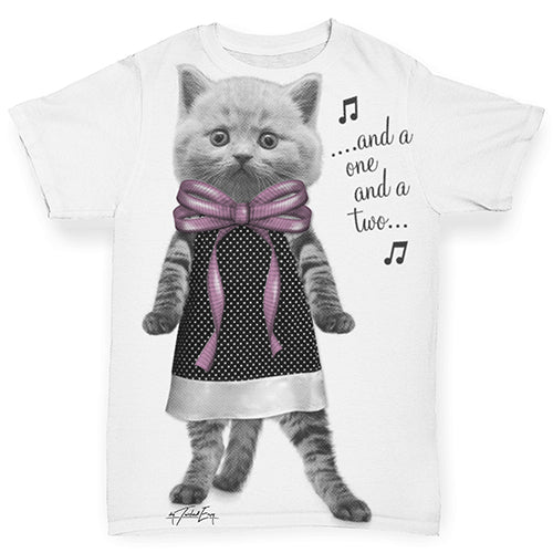 Dancing Kitten Baby Toddler ALL-OVER PRINT Baby T-shirt