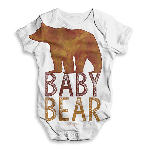 Baby Bear Silhouette Baby Unisex ALL-OVER PRINT Baby Grow Bodysuit