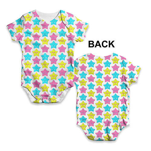 Sparkling Stars Baby Unisex ALL-OVER PRINT Baby Grow Bodysuit