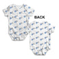 Greece Football Flag Paint Splat Baby Unisex ALL-OVER PRINT Baby Grow Bodysuit