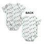 Nigeria Football Soccer Flag Paint Splat Baby Unisex ALL-OVER PRINT Baby Grow Bodysuit