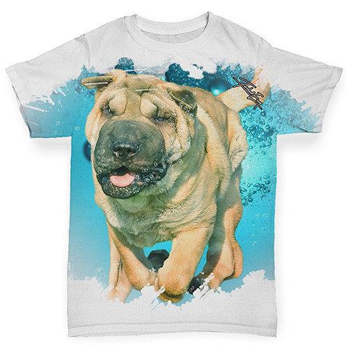 Underwater Dog Baby Toddler ALL-OVER PRINT Baby T-shirt